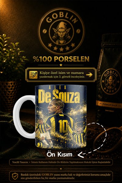Goblin Kişiye Özel İsimli ve Numaralı Dijital İmzalı Alex de Souza Baskılı Po...