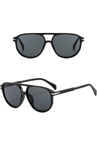 KASTWAVE Retro Sunglasses, Men's and Women's Classic Rectangular Sunglasses, ...