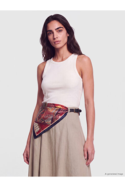 LC Waikiki Rmz Gi̇yi̇m Farkiyla Women's Belt with Shawl Figure