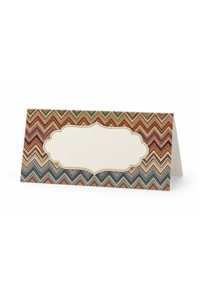 Mise En Place waves zigzag 12’li Table Cards