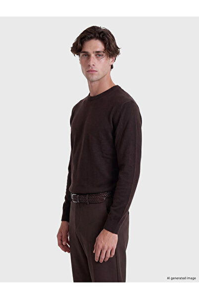 LC Waikiki Rmz Gi̇yi̇m Farkiyla Zero Roba Collar Men's Knitwear Sweater