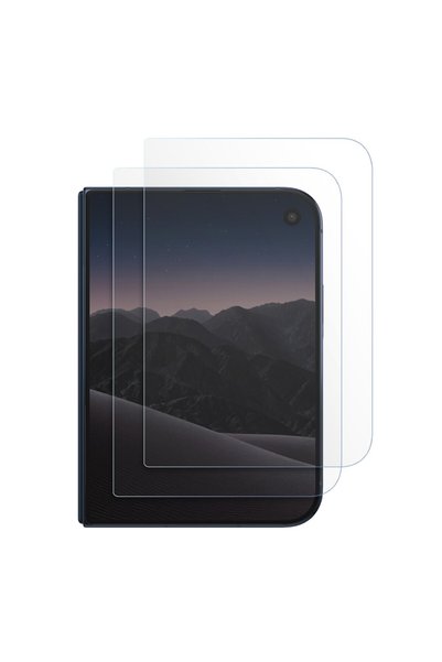 CaseOnn Apple iPhone Duo ile Uyumlu Esnek Ultra İnce Nano Cam Ekran Koruyucu ...