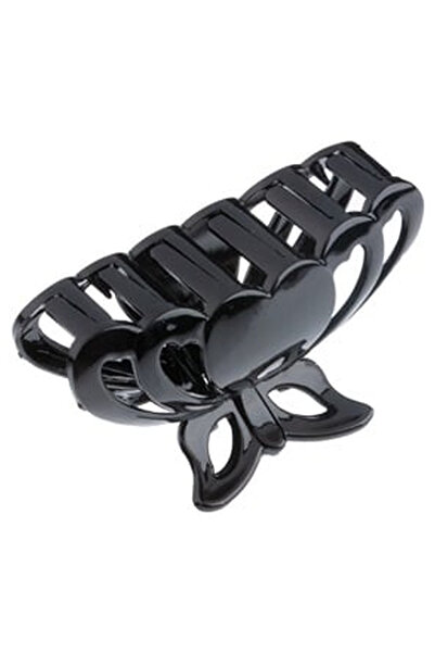 OEM Black Butterfly Hair Clip for Women 8.5cm