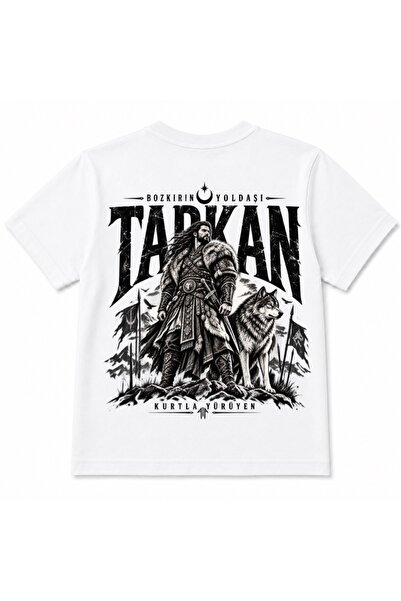 Rabona Fashion Companion of the Steppe T-Shirt with Tarkan & Wolf Design
