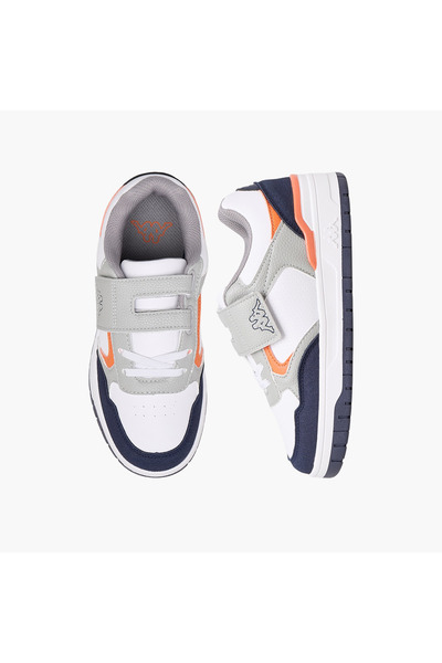 Kappa Boys Colourblock Hook & Loop Sports Shoes