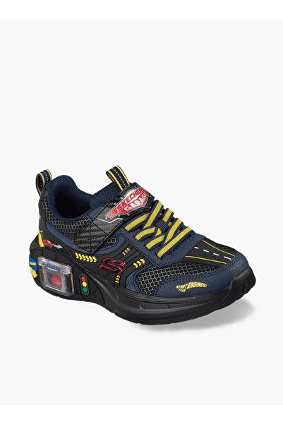 SKECHERS Boys Garage Hook & Loop Ankle Sneakers