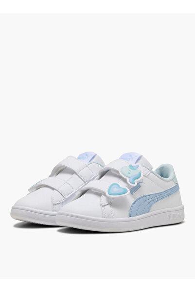 Puma Kids Smash 3.0 Badges PS Hook & Loop Sneakers - 39728609
