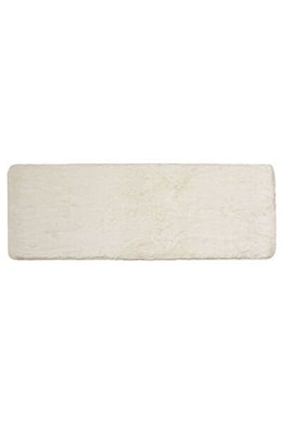 OEM Covoras Decorativ din Imitatie de Blana Shaggy Off White pentru Hol 160x60cm