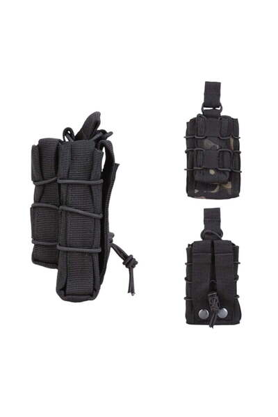 All About Army Θήκη Διπλή Γεμιστήρα G36 Και Πιστολιού Allaboutarmy Μαύρη