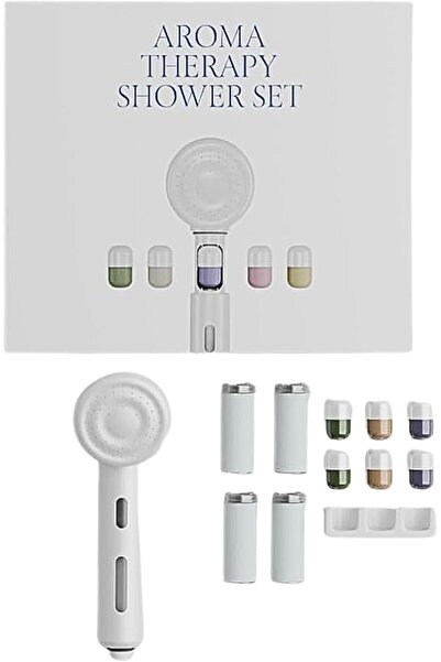 SHIFT SH!FT Shower Filter Kit with 6 Natural Scent Capsules and 4 Water Purif...