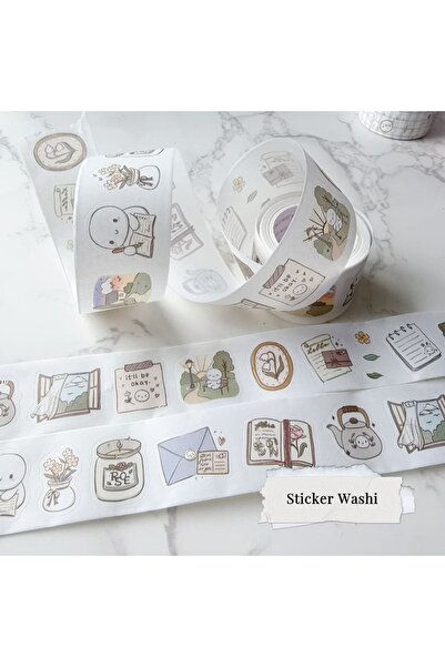 İthal B1-Oncemorewithlove bandă washi de 70 cm cu tăiere automată
