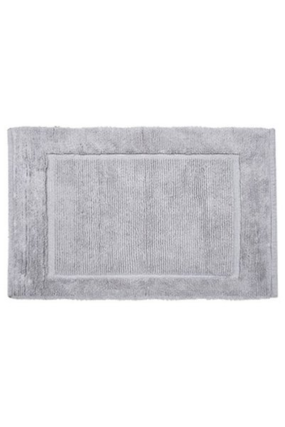 OEM Covoras Decorativ de Iarna din Bumbac Gri cu Margine Reliefata 100x70cm