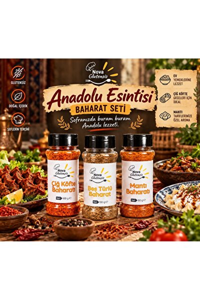 Anadolu Esintisi Baharat Seti (3 lü Set)