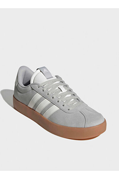 adidas Men VL Court 3.0 Leather Lace-Up Ankle Sneakers