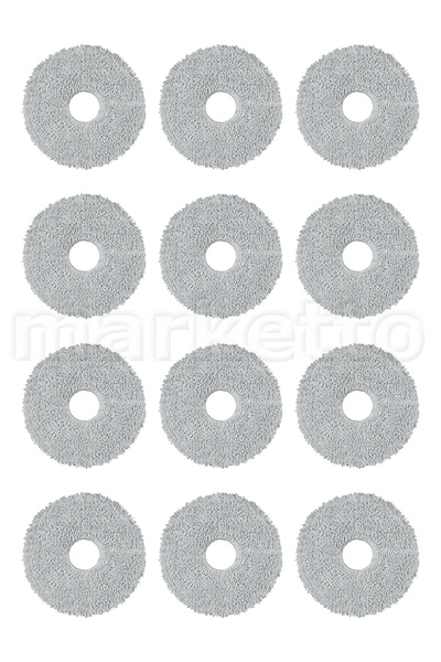 Marketto Dreame Compatible L20 / L30 Ultra Robot Vacuum Cleaner 12 Pcs Mop Cloth