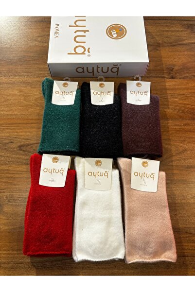 Aytuğ Women's Seamless Surya Fabric Sleep Socks 6-Pack
