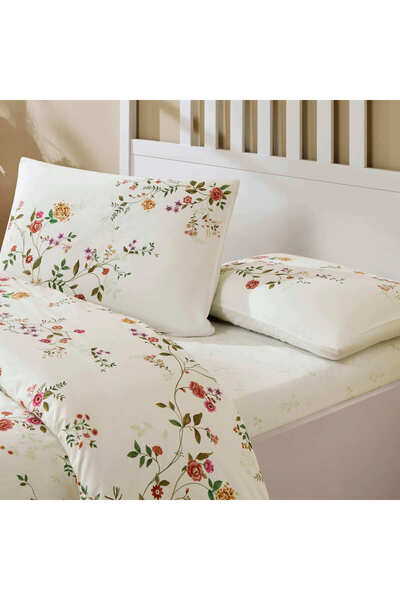 Taç Venezia Ranforce King Size Duvet Cover Set White