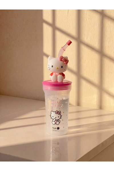 LC Waikiki Hello Kitty Figured Straw Glass