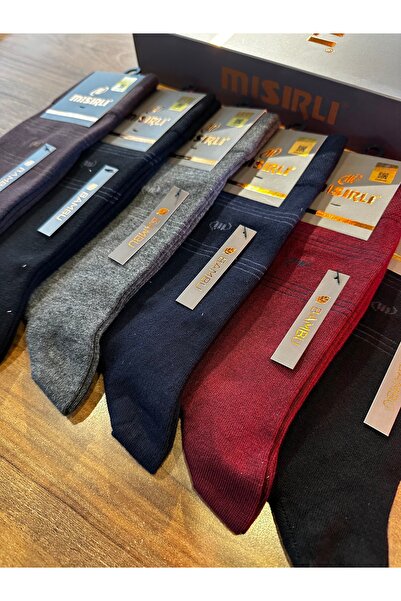 Mısırlı Men's Bamboo Seamless Comfortable Casual Socks 6-Pack