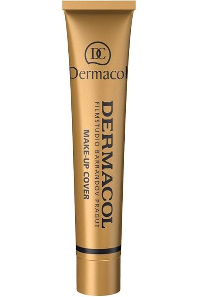 Dermacol كريم أساس ميني كامل التغطية 13 جرام، مكياج سائل مات مع عامل حماية من...