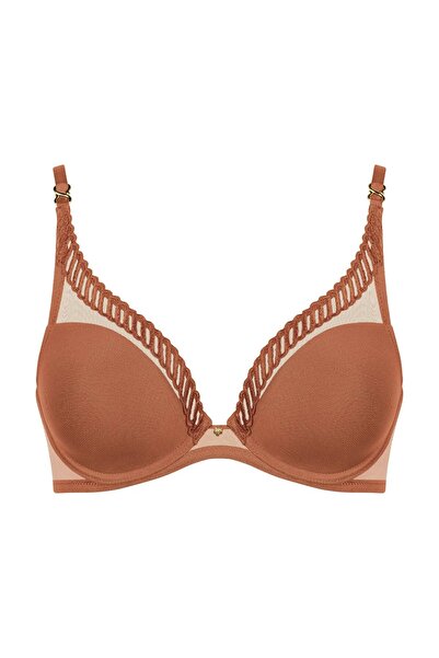 Aubade Sheer Emotion Underwire Triangle Bra, Grs Certified, Transparent Tulle...