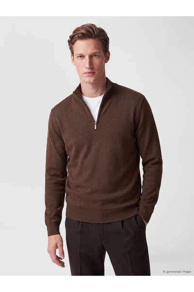 LC Waikiki Pulover tricotat bărbătesc cu guler înalt
