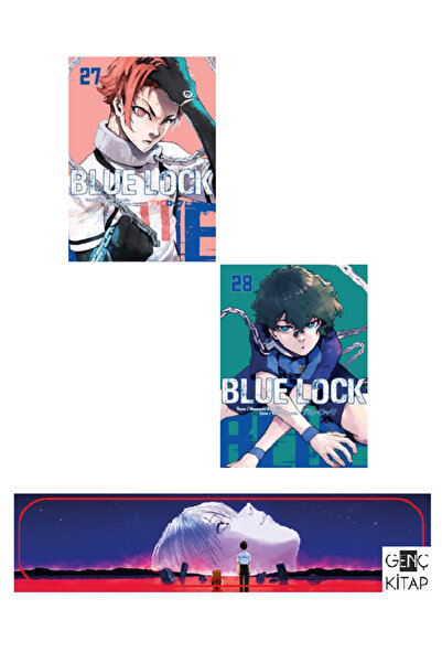 Komik Şeyler Blue Lock 27-28. Ciltler Manga Seti - Genç Kitap Ayraç Hediyeli