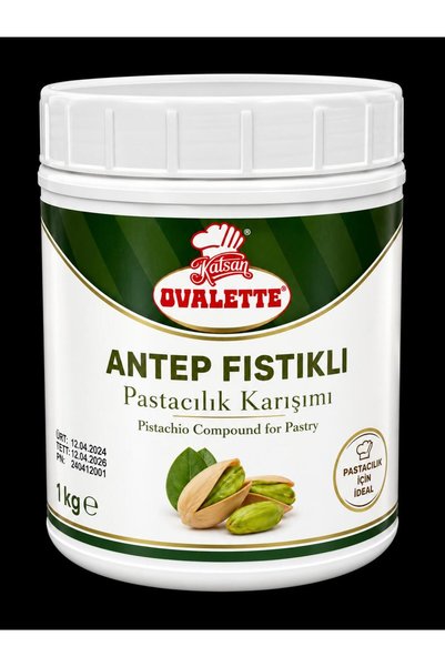 ovalette Antep Fıstıklı Pastacılık Karışımı 1 Kg – Pasta, Krema ve Tatlılar İçin