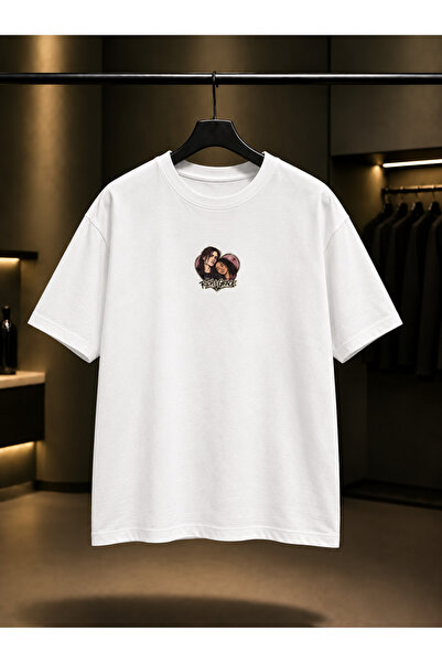 fame-stoned Skins Rich & Grace — Mini Printed Unisex 100% Cotton White T-Shirt