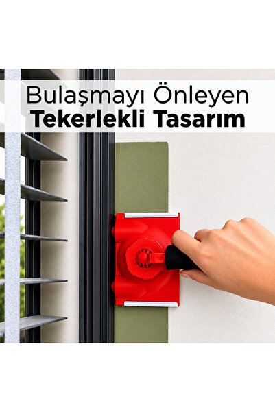 Polisan Pro Tavan Kestirme Boya Aparatı Tekerlekli Duvar Kenar ve Köşe Boyama...