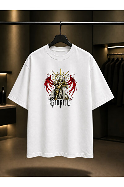 fame-stoned Ultrakill Gabriel Fallen Printed Unisex 100% Cotton White T-Shirt