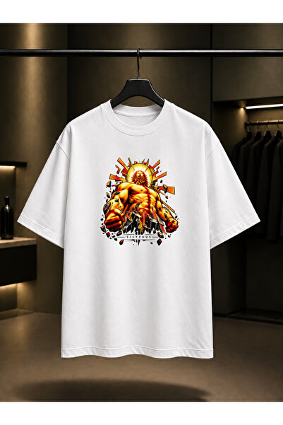 fame-stoned Ultrakill Sisyphus Prime Printed Unisex 100% Cotton White T-Shirt