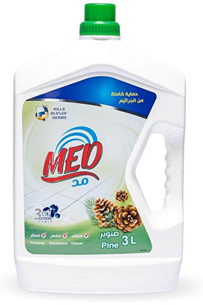 MED منظف ومطهر متعدد الأغراض برائحة الصنوبر 3 لتر