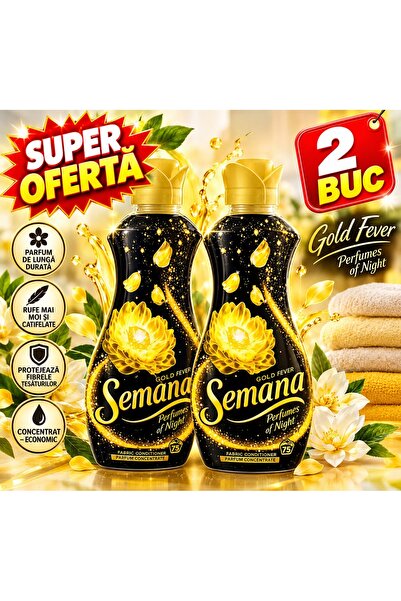 Semana Σετ 2 τεμαχίων Gold Fever Perfumes of Night – Υπερσυμπυκνωμένο μαλακτι...