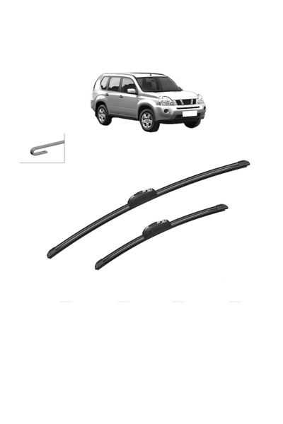 Bosch Set of 2 Wipers NISSAN X-TRAIL II (T31) 2007-2014, for windshield, Aero...