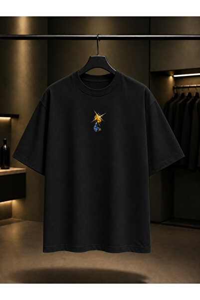 fame-stoned Ultrakill Mini Coin Printed Unisex 100% Cotton Black T-Shirt
