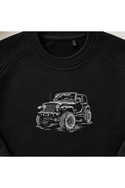 KEYFHOME Stil de desen 4x4 Off-Road SUV Broderie Ciclism Guler Hanorac Unisex