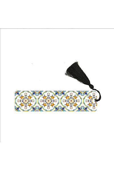 Sadrazam Italian Pattern Printed Bookmark 5X19 Bookmark-132
