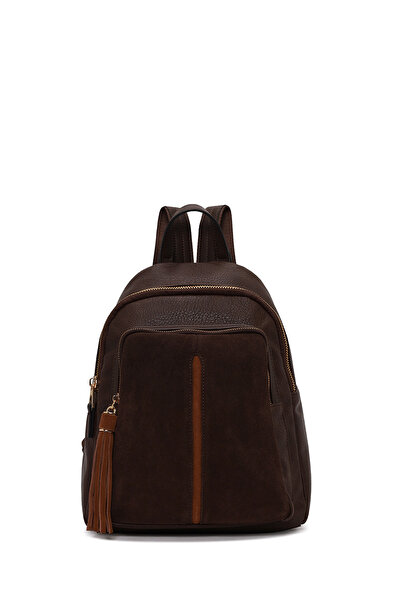 Derimod Women's Brown Casual Backpack Ab100022Ks