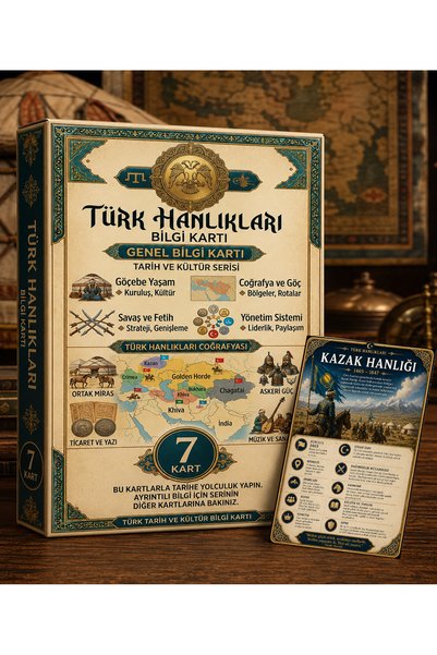 TELLGRAF Turkish Hanhali Theme Card Set (10X15 cm 7 Pieces)