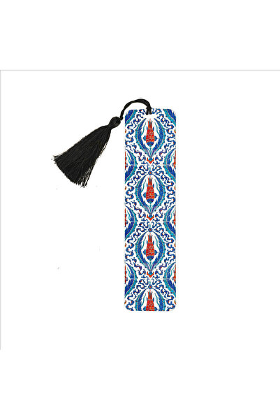 Sadrazam Tile Pattern Printed Bookmark 5X19 Ag-Çinilale