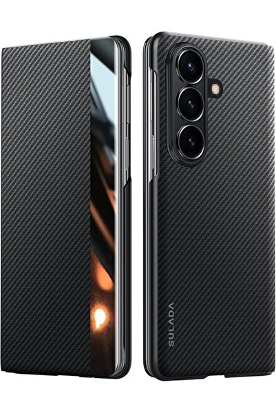 GENERAL for Samsung Galaxy Z Fold 6 Case, [Compatible with MagSafe], Carbon F...