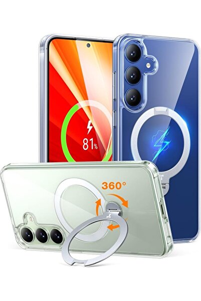 TORRAS Ostand Q3 Spin for Samsung Galaxy S26 Plus Case, 360 Magnetic Stand, F...