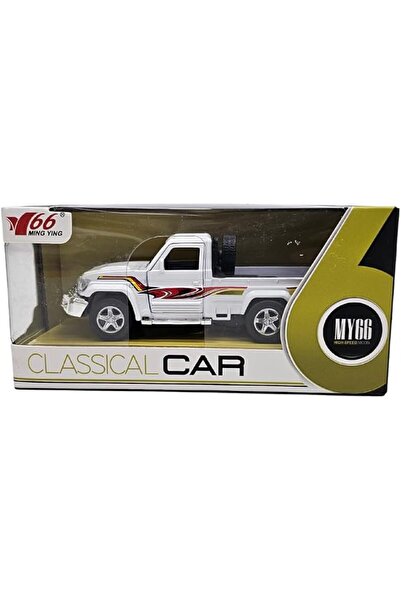 Smrynan Leather Alloy Chase Pickup Car (Beige)