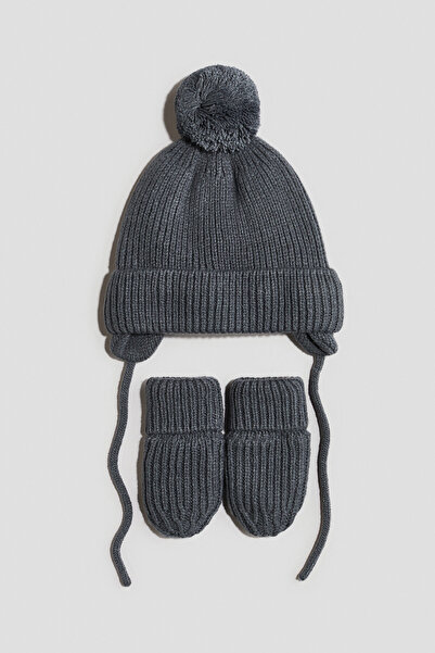 H&M 2 Parçalı Bere ve Eldiven Set