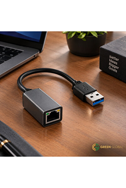 USB 3.0 Ethernet RJ45 Dönüştürücü Adaptör