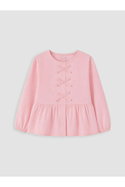 LC Waikiki Timeless Clothing & Timeless Choices Girls' Shirt with Bow