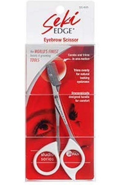 Seki Edge مقص ومشط للحواجب SS 605