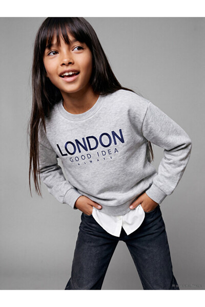 LC Waikiki Timeless Clothing & Timeless Choices London Printed Girls' Thick S...