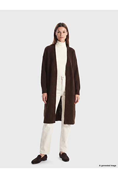 LC Waikiki Esvab • Modern & Distinctive Shawl Collar Loose Fit Women's Knitwe...
